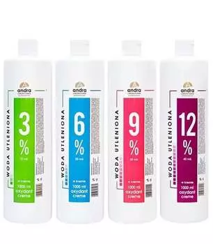 КИСЛОРОДНЫЙ ОКИСЛИТЕЛЬНЫЙ КРЕМ 9% 1л ANDRA