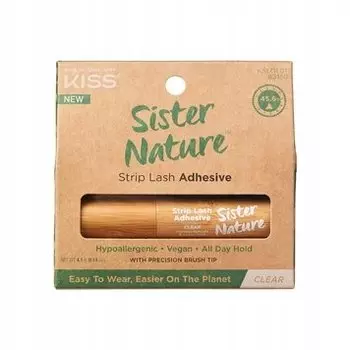KISS бесцветный клей для ресниц Sister Nature 4,1 г Inna marka