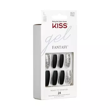 KISS Гель для искусственных ногтей Fantasy - A Whole New (размер L) 1 упаковка (24 шт) Inna