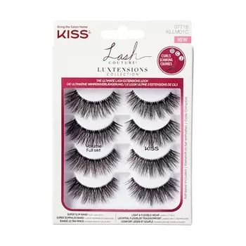 Kiss Искусственные ресницы Luxtension Multipack Volume Полный набор