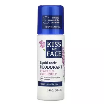 Kiss My Face Liquid Rock Deodorant Peaceful Patchouli 3 fl oz (88 ml)