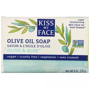 Kiss My Face Olive Oil Soap Olive & Aloe 8 oz (230 g)