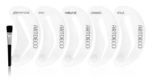 Кисть для бровей с трафаретом ARTDECO Brush