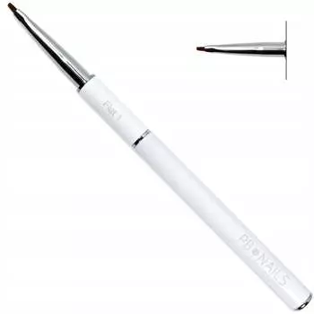 Кисть для дизайна ногтей, плоская кисть One Stroke № 1 PB Nails