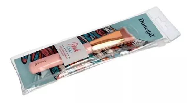 Кисть для контуринга лица, 1 шт. Donegal, Pink Ink