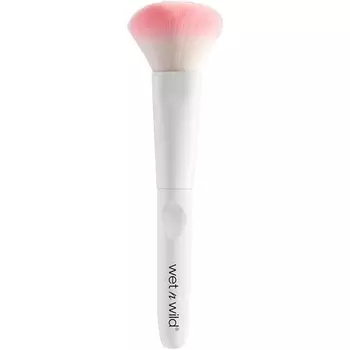 Кисть для макияжа Кисть для пудры Большая плюшевая кисть с мягкой изогнутой щетиной для равномерного нанесения, Wet 'N' Wild