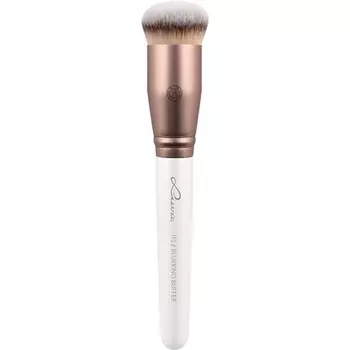 Кисть для макияжа Luvia Blurring Buffer Foundation для легкого и равномерного растушевывания, веганская косметическая кисть с жемчугом/кофе Luvia Cosmetics