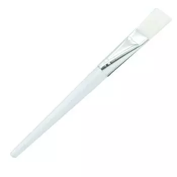 Кисть для нанесения масок с кислотами из водорослей, белая, 1 шт., inna