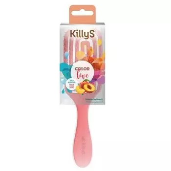 Кисть для волос Color Love персикового цвета Killys