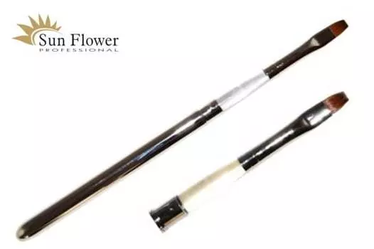 Кисть Natural Brush – Прямая № 6 – Металлический каркас., SUNFLOWER