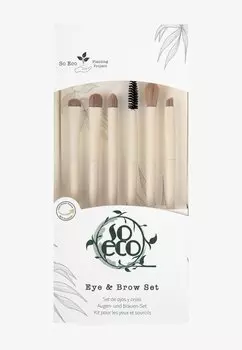 Кисти для макияжа So Eco Eye & Brow Set So Eco, цвет stone
