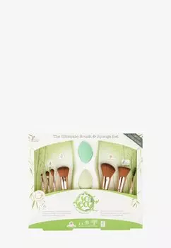 Кисти для макияжа So Eco Ultimate Brush & Sponge Set So Eco, цвет beige & gold