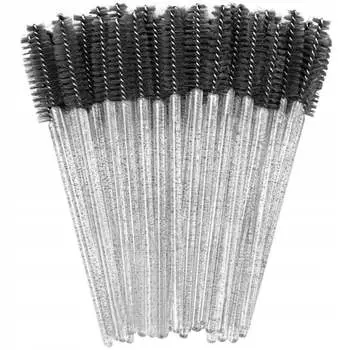 Кисти для ресниц, 50 шт. Project Lashes, Black Crystal Brush
