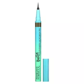 Кисточка для бровей Physicians Formula Butter Palm Feathed Micro Brow Pen, коричневый