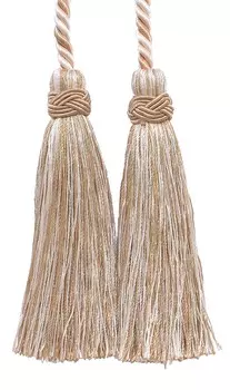 Кисточка для занавесок Imperial Collection DecoPro, белый