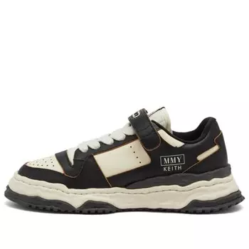 Кит оригинальная подошва низкие кожаные кроссовки Maison Mihara Yasuhiro, черный