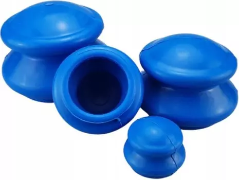 Китайские силиконовые вакуумные чашки для массажа, 4 шт Hsbb