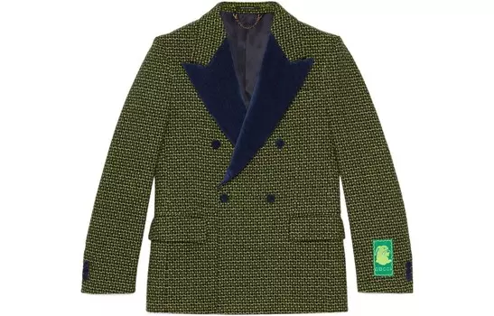 Китайский Новый год куртка мужская зеленый Gucci