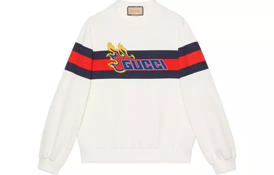 Китайский Новый год Толстовка Мужская Ivory White Gucci, белый