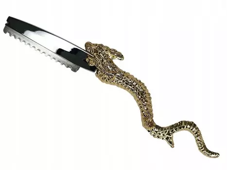 Китайский нож для волос с перьями, бритва, сталь, 18 см Calissimo