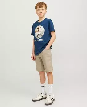 Китайский тип Бермуды для мальчика Jack & Jones, белый