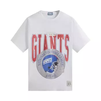 Kith For The NFL: винтажная футболка Giants 1925, белая