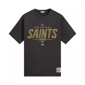 Kith For The NFL: винтажная футболка Saints, черная