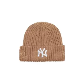 Kith & New Era For New York Yankees Вязаная шапка Каштан