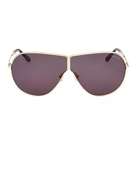 Китинг солнцезащитные очки Tom Ford, цвет Shiny Deep Gold & Smoke