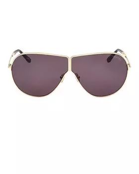 Китинг солнцезащитные очки Tom Ford, цвет Shiny Deep Gold & Smoke