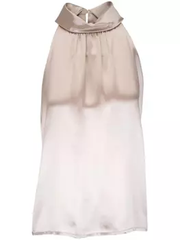 Kiton блузка с эффектом омбре, нейтральный