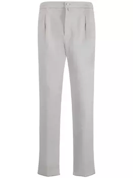 Kiton брюки-дудочки, серый