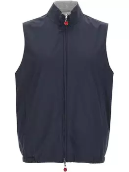 Kiton двусторонний жилет, синий