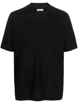 Kiton футболка из джерси, черный