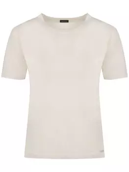 Kiton футболка из смеси шелка и кашемира, нейтральный