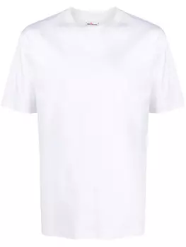 Kiton футболка с вышивкой, белый