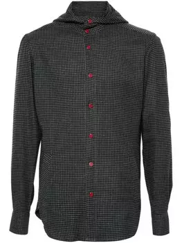 Kiton худи в клетку, серый
