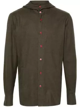 Kiton худи в ломаную клетку, зеленый