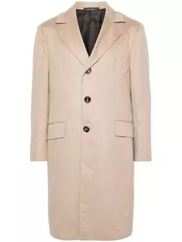 Kiton кашемировое пальто, нейтральный цвет