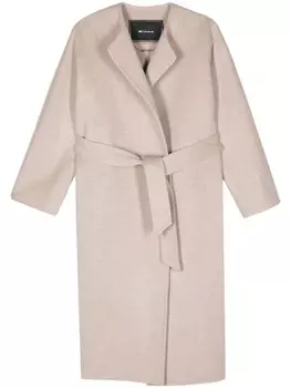 Kiton кашемировое пальто, нейтральный цвет