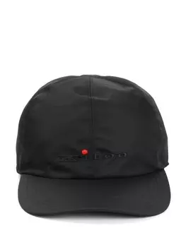 Kiton кепка с вышитым логотипом, черный