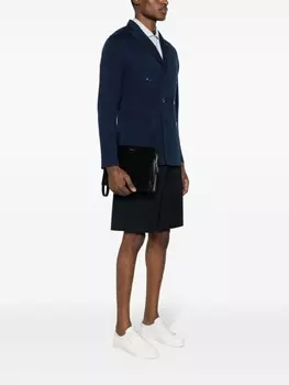 Kiton клатч с логотипом, черный