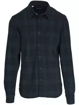 Kiton клетчатая рубашка, зеленый