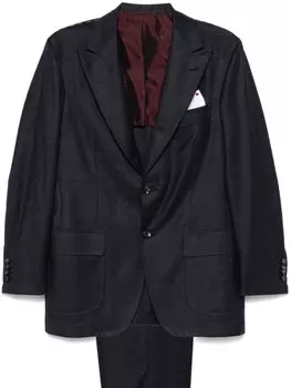 Kiton костюм в клетку, синий