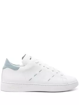 Kiton кроссовки на шнуровке, белый