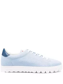 Kiton кроссовки с перфорацией, синий