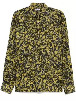 Kiton льняная рубашка, черный