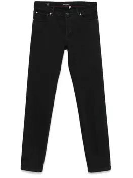 Kiton облегающие джинсы, черный