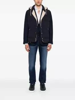 Kiton облегающие джинсы, синий