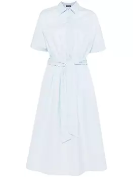 Kiton платье-рубашка, синий